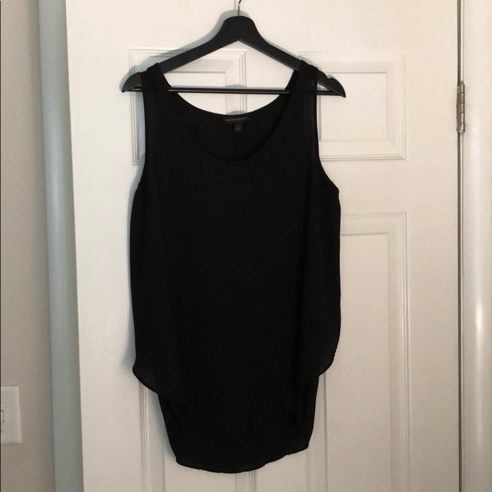 Black Banana Republic layer back tank